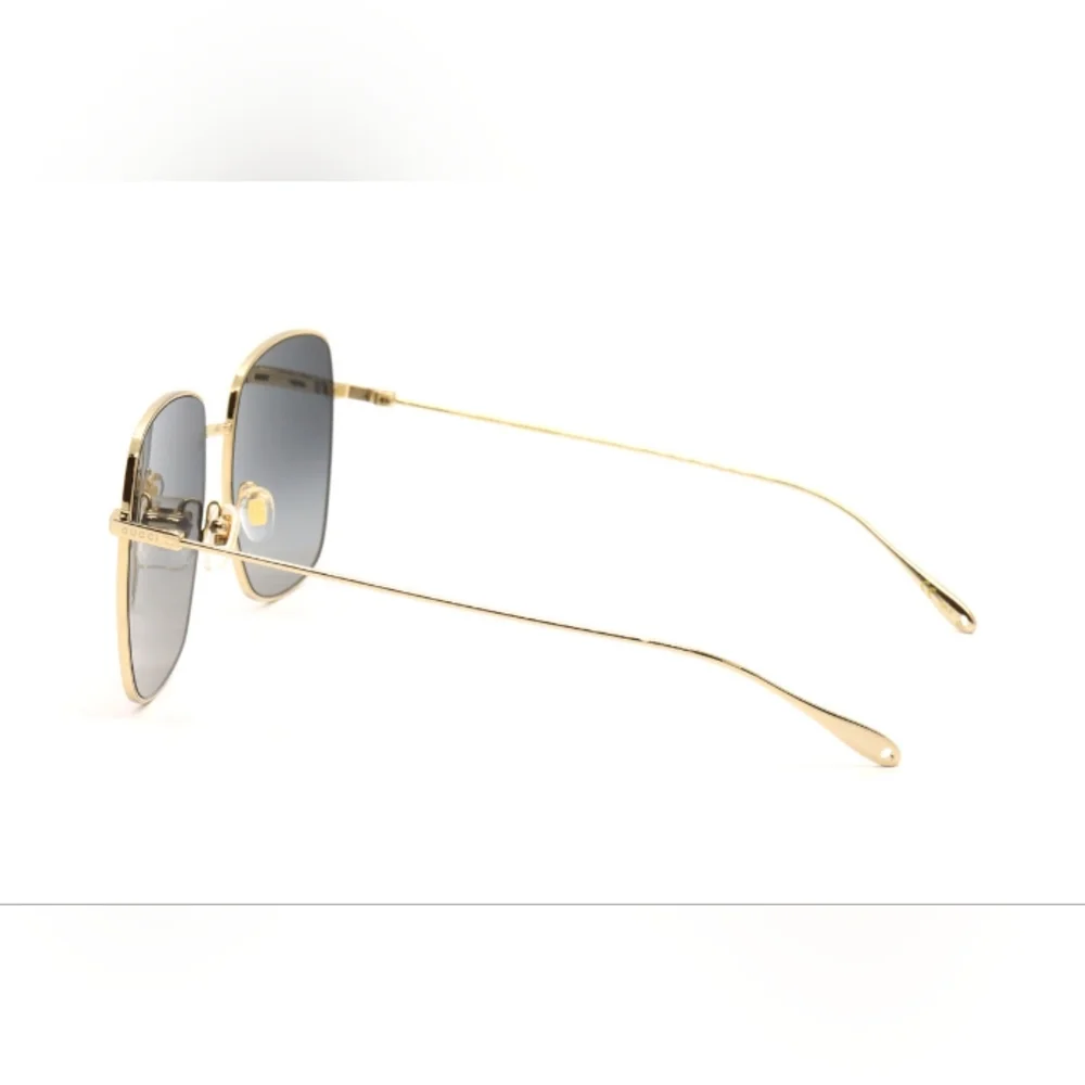NEW GUCCI GOLD FRAME WOMEN'S SUNGLASSES GG1031S 001 GREY WOMEN'S GUCCI EYEWEAR - Picture 6 of 8